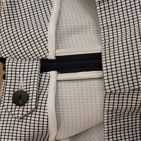 Piazza Sempione black and white grid Audrey pants - Size 6 - Picture 8 of 12